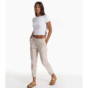 VUORI Ripstop Pants in Suede (light tan/gray/taupe) XL